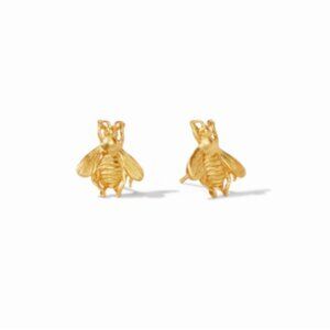 Julie Vos Gold Bee Stud Post Earrings